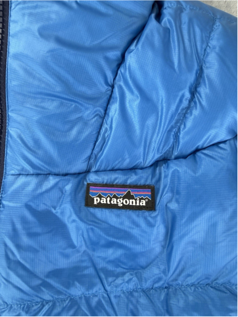 Patagonia Nwt Fitz Roy Down Parka Women Sz Small Endless Blue 84577 Style Number - Picture 7 of 16